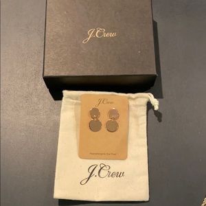 J.Crew rose gold earrings